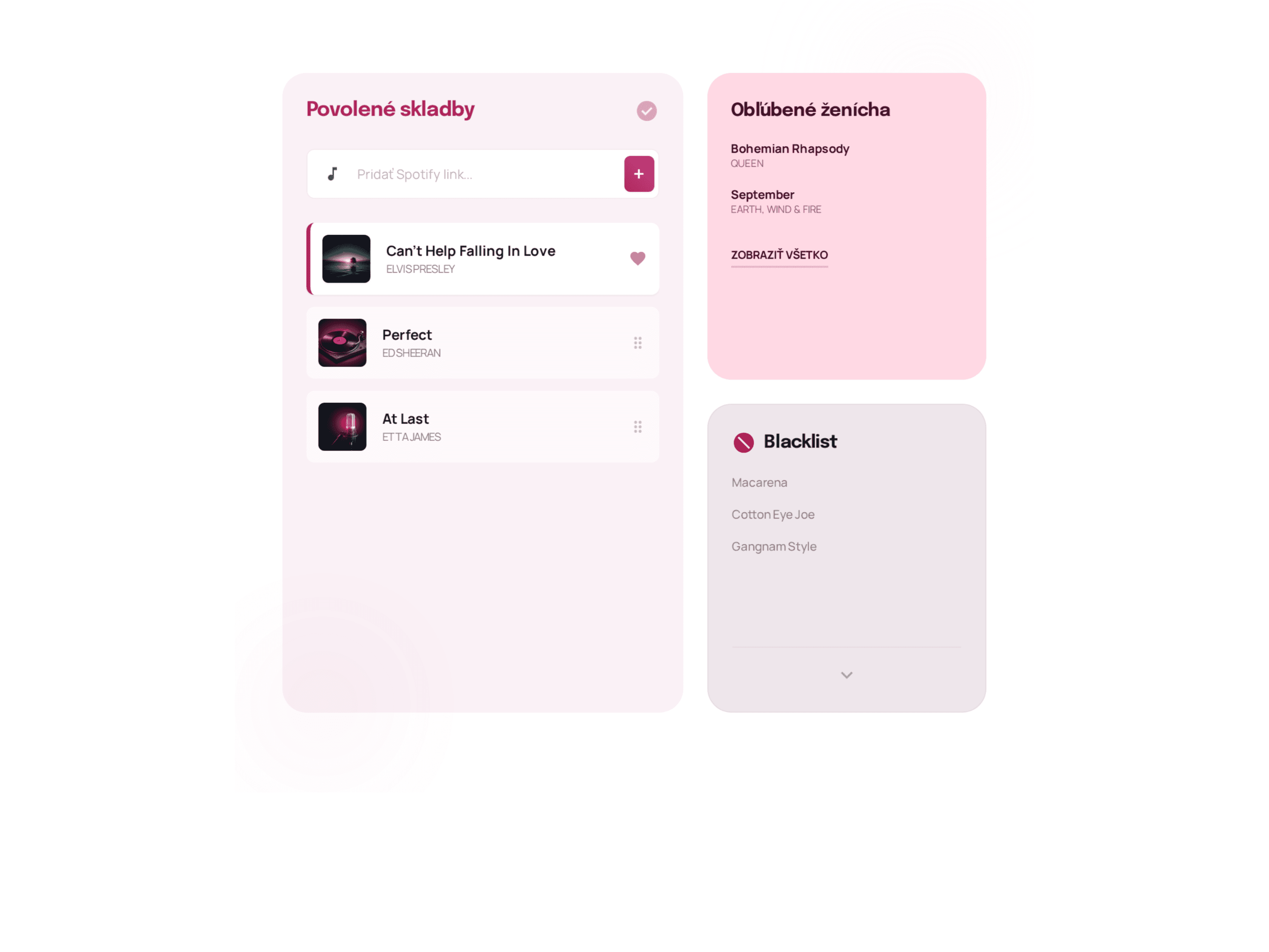 Hudobné želania a svadobný playlist